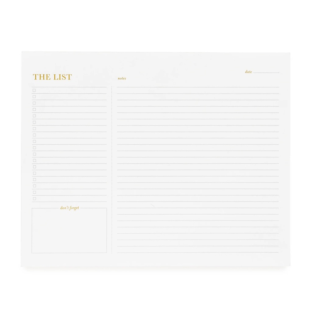 Sugar Paper The List pad Sealed Brand New $20